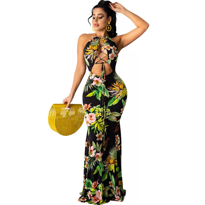 #ad Women#x27;s Halter Maxi Dress $38.00