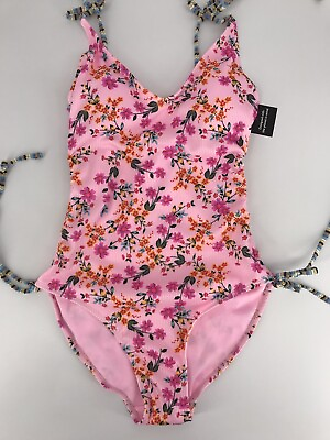 NEW No boundaries swimsuit Juniors Size Small 3 5 Pink floral One Piece $15.39