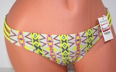 #ad Women#x27;s BP Multi Color Geo Bikini Bottom Size M NWT $10.00