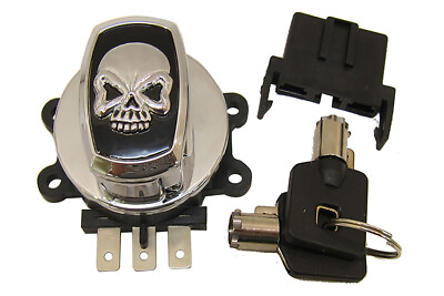 #ad Harley Skull Ignition Switch FLST FXST 03 10 FLHR 03 13 FXDWG V Twin 32 1198 Y3 $58.28