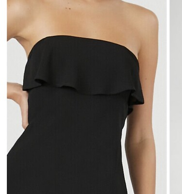 #ad Forever21 black dress with side slit maxi skirt $25.00