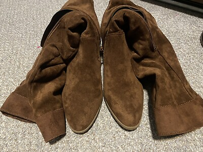 #ad Brown Boots Brown boots women boots size 10 Shoes Brown $12.00