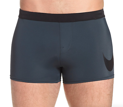 Nike A6555 Gray Yield Metro Swimsuit Trunks Men#x27;s Size XL $30.87