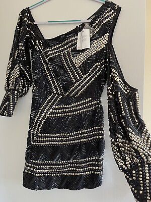 #ad black evening dress size 6 $48.00