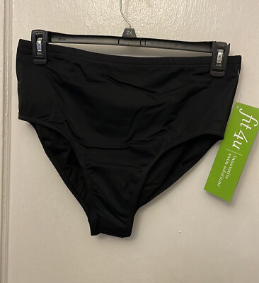 Fit 4U Women#x27;s Bikini Brief High Waisted Swimsuit Bottom 18W. $20.00