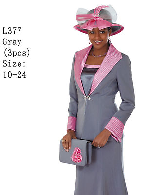 Sunday Best Women Church Suit Soft Crepe Fabric Standard to Plus Size L377 $97.39