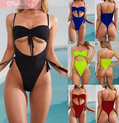 #ad Sexy Women Bikini Brazilian Swimsuit Push up Bra Bikini Set Two Piece Swimwear $29.29