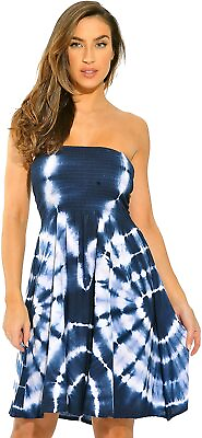 Riviera Sun Strapless Tube Short Dress Summer Dresses $43.51