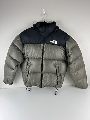 #ad #ad The North Face Jacket Mens Extra Large Gray Puffer Retro 1996 Nuptse 700 $199.99