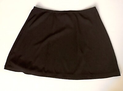 #ad #ad Cherokee Swimsuit Cover Up Skirt Black Size XL Rayon Spandex Blend $7.97