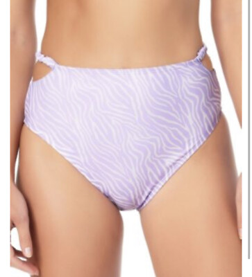 #ad Bathing Suits for Women California Waves Smocked High Waist Bikini Bottom $9.50