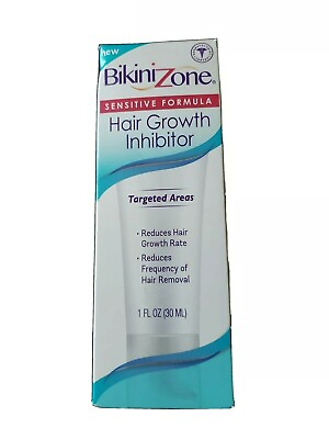 Bikini Zone Hair Growth Inhibitor Sensitive Formula 1 Oz reduces hair growth #I $7.79