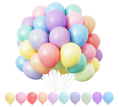 100PCS Party Balloons Assorted Colorful Balloons Latex Balloons for Birthday 12quot; $9.79