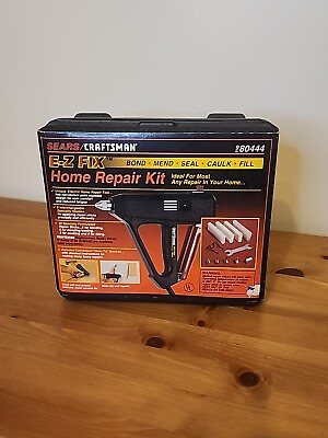 #ad Sears Craftsman E Z Fix Home Repair Kit Glue Gun 980444 $24.95