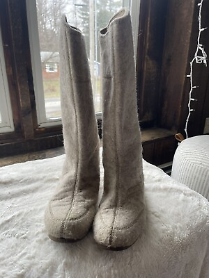 #ad #ad emu womens boots size 8 super cool tall warm $40.00