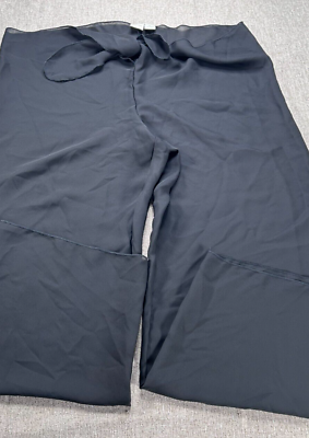 #ad Merona Swimsuit Cover Up Pants Women#x27;s XL Black Sheer Beach Vacation Travel USA $12.99
