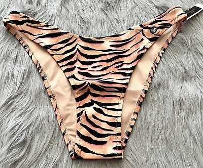 Victorias Secret Nwt Tigress Surf High Leg Cheeky Swim Bikini Bottom $19.99