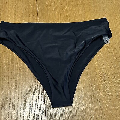 #ad NWOT Shein black high waist bikini bottoms large $6.00