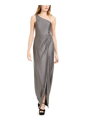 #ad #ad CITY STUDIO Womens Sleeveless Asymmetrical Neckline Maxi Evening Sheath Dress $7.99