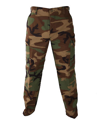 Woodland Camo MENS BDU Cargo Pants Mens Military Camouflage Pants S TO 2X $28.99