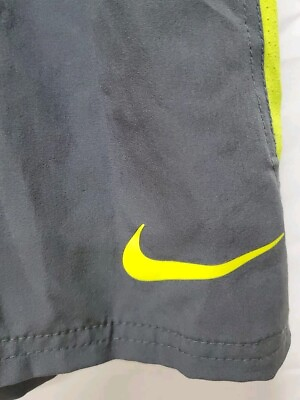 #ad Mens NIKE BATHING SUIT Bottoms Size Small Gray W Mesh Liner $7.99
