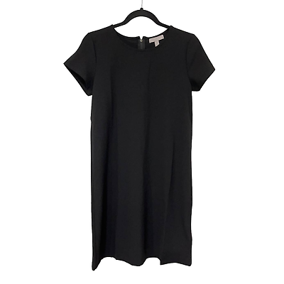 #ad Chelsea28 Womens size X Small XS dress black crepe shift $24.99