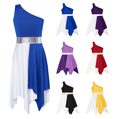 #ad Kids Girls Dancewear Evenings Dress Sleeveless Maxi Decorations Sundress Party $12.08