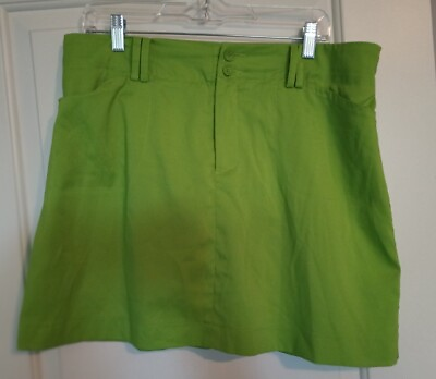 #ad CaPantzzi Green Skirt Women#x27;s Size 12 Golf Skort With Pockets $15.00