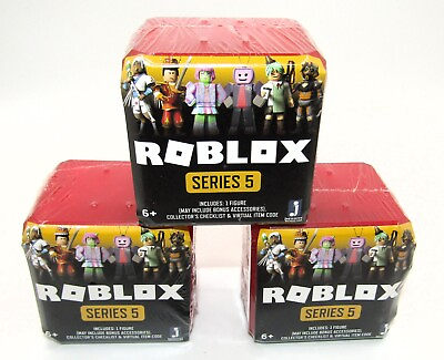 #ad Roblox Series 5 Figure Virtual Red Lot of 3 Random Blind Capsule New $34.99