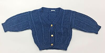 #ad Sweet Dawanda Baby Etsy Handmade Knitted Jacket Size 62 68 DIY $7.89