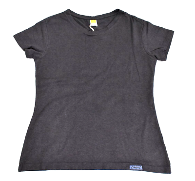 #ad #ad Onno Women Hemp Organic Pima Cotton Dark Purple Crew Neck Short Sleeve T Shirt S $13.99