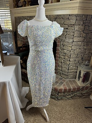 #ad sequin dress size large womens $35.00