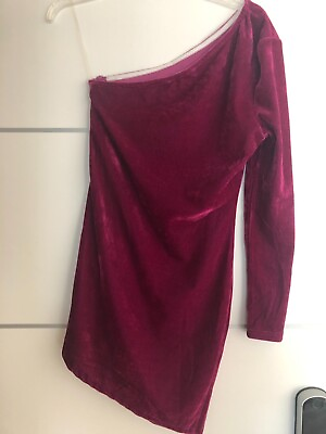 #ad Off Shoulder Velvet Cocktail Dress $14.00