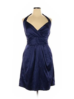 #ad Snap Women Blue Cocktail Dress 14 $28.99
