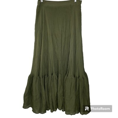 #ad Joyfolie Annabel Skirt in Olive Size Xlarge $49.00