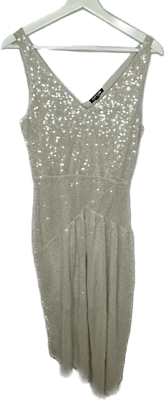 #ad New Express Sequin Asymmetrical Dress $60.76