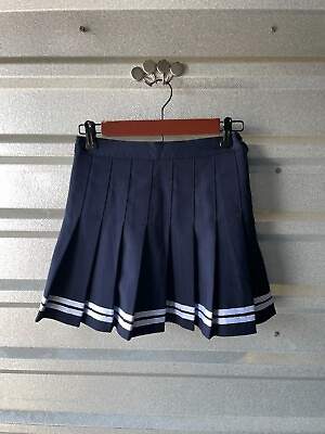 #ad Women#x27;s High Waist Flared Skirt School Girls Uniforms A line Pleated Mini Skirts $11.99