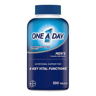 #ad One A Day Men#x27;s Complete Multivitamin Tablets 300 Count EXP 01 25 $17.57