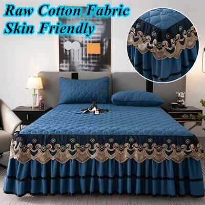 #ad Thicken Bed Sheet Skirt for Single Queen King Size Bed Lace Bed Skirt Bed Cover $98.72