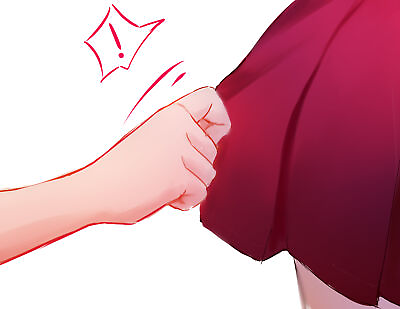 #ad #ad Anime girls digital art artwork mx shimmer skirt hands Playmat Game Mat Desk $36.99