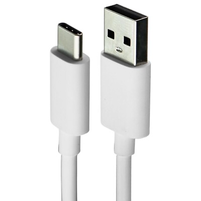 USB C to USB A White Charging amp; Data Cable 3FT 1M $0.99