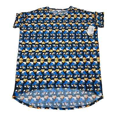#ad LuLaRoe Irma Disney Donald Duck Shirt Plus Size Disney Themed Clothing Size XL $11.02