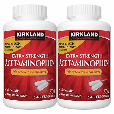 #ad Kirkland Signature Extra Strength Acetaminophen 500 mg. 1000 Caplets $11.99