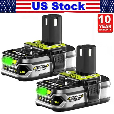 2Pack For RYOBI P108 18V One Plus High Capacity Battery 18 Volt Lithium Ion new $32.93
