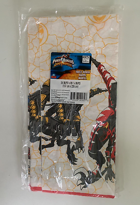 #ad Party Express Power Rangers Dino Thunder Paper Table Cover 54quot; x 89quot; Tablecloth $8.99