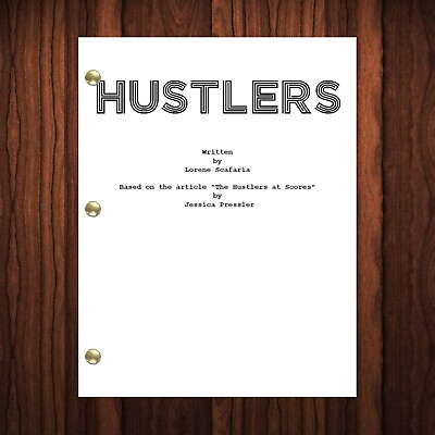 #ad #ad Hustlers Movie Script Reprint Full Screenplay Full Script Jennifer Lopez $24.99
