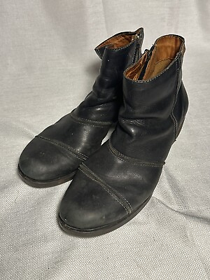 #ad Pikolinos Womens Boots Black Leather Booties Size 41 US Size 8.5 $60.00