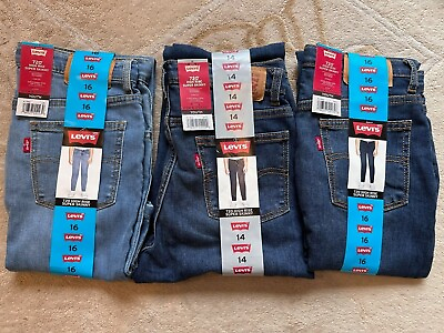 #ad Levi#x27;s Girls#x27; 720 High Rise Super Skinny Fit Jeans Med Dark Size 12 14 16 uPick $9.95