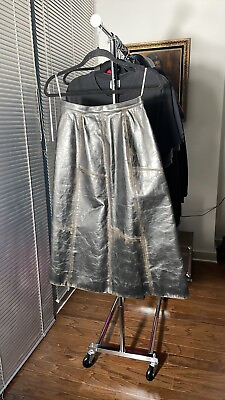 #ad MARNI Leather Skirt Women Size 38 $350.00
