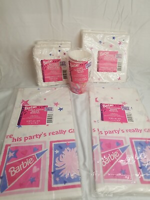 Vintage 97#x27; Mattel BARBIE PARTY LOT by Party Express ALL SEALED $25.00
